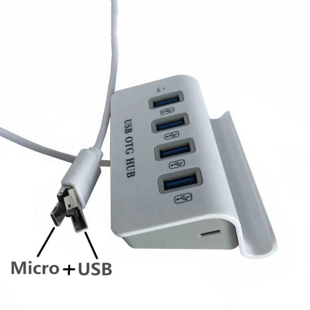 Usb One Drag Four Expansion Dock Otg Hub Multi Interface Adapter Hub Type-C Phone Stand Splitter