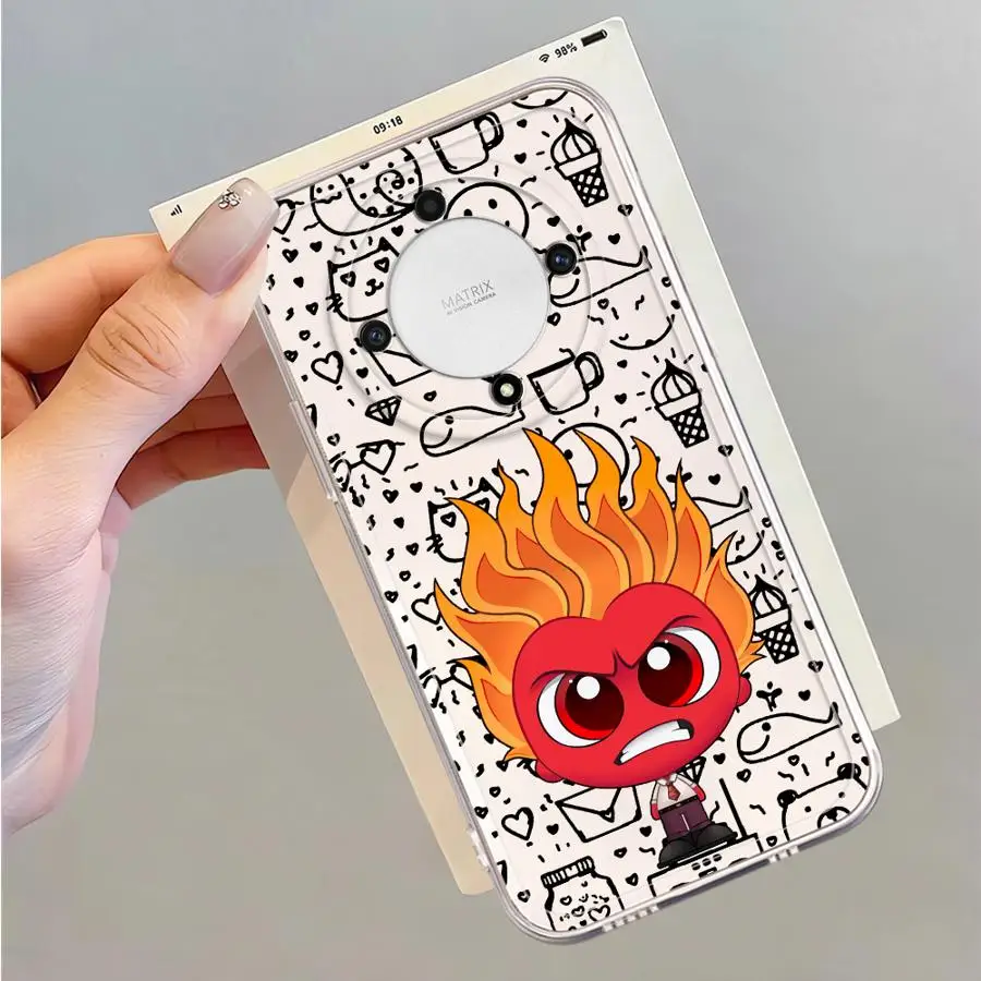 Soft Cover Case for Honor X9b 90 Lite X8b X8a X7b X8 X9a Disneys Inside Out