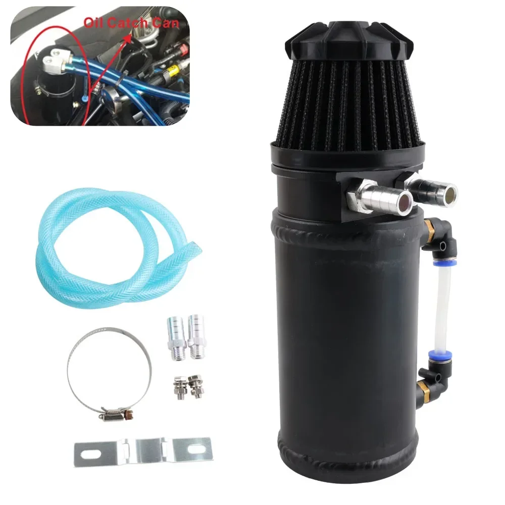 

High Performance 330ML Oil Catch Tank with Breather Filter and Baffled System for Racing and Performance Vehicles