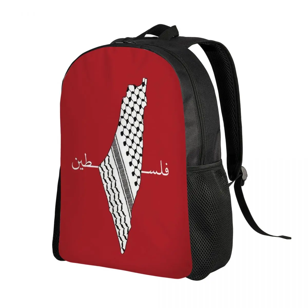 Custom Palestinians Keffiyeh Patroon Rugzakken Voor Vrouwen Mannen Waterbestendig School Tradition Bag Print Boekentas