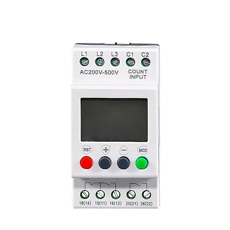 For AD6-1000 Liquid Crystal Fault Phase Sequence Protector Overvoltage Three-phase Unbalance