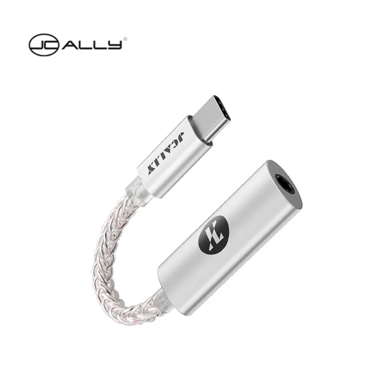 JCALLY JM7 USB TypeC/Light-ning To 3.5mm Digital Audio Cable DAC CX31993 For Android/Apple Adapter Decode Amp 32bit/384KHz