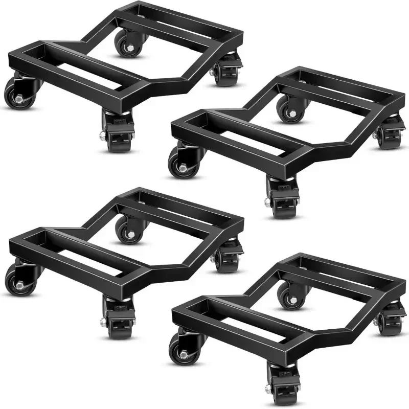 Car Cart Set 4 Piece, Wheel Cart, Heavy Duty Vehicle Cart