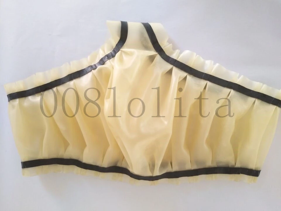 

Latex Rubber Gummi Underwear Transparent and Black With folds Size XXS~XXL