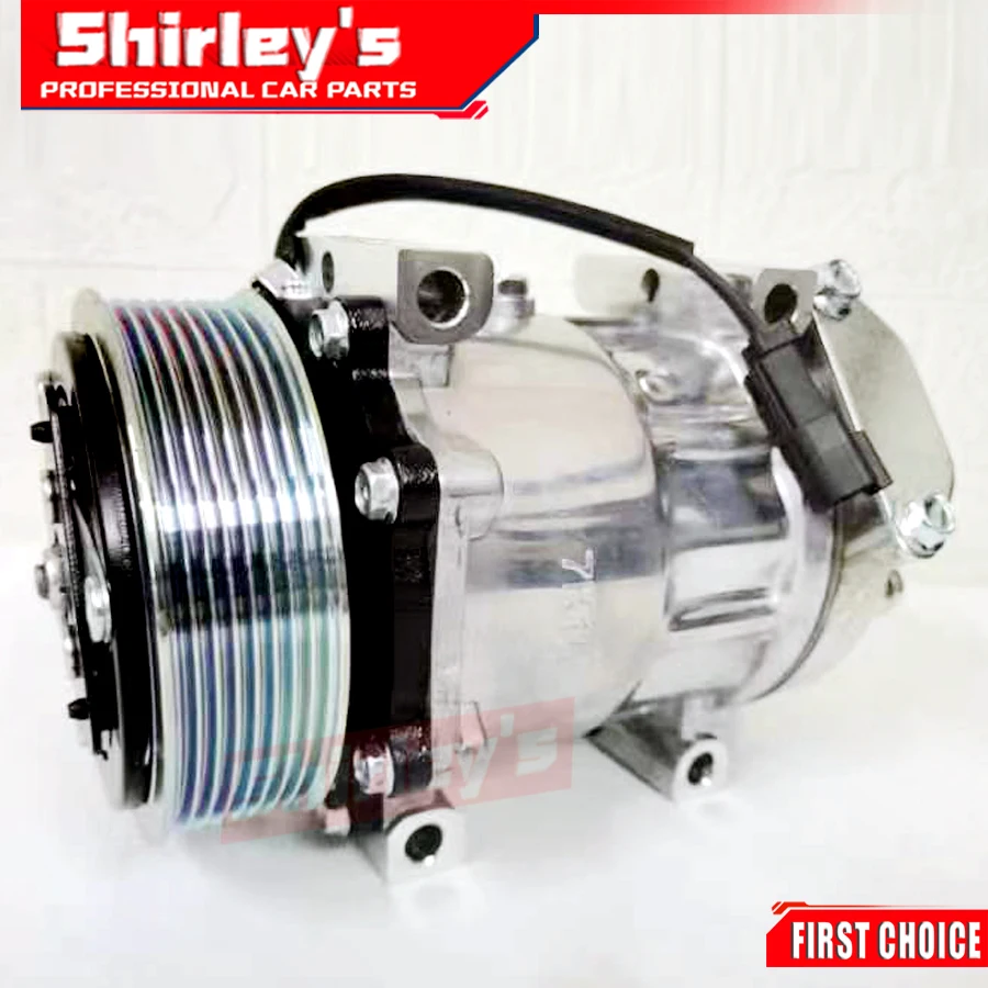 AC Compressor For JCB Telescopic handler TM Series 320 Sanden SD7H15 7H15 8202 8203 08562 32008562 32008563 2819101634 700510631