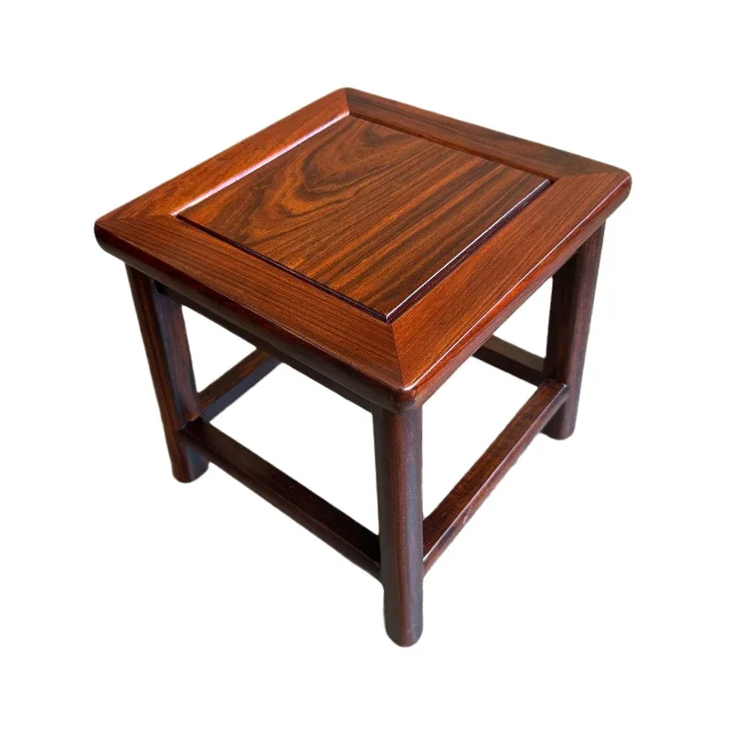 

Mahogany East African rosewood small square stool pure solid wood children's stool home living room learning children's chair