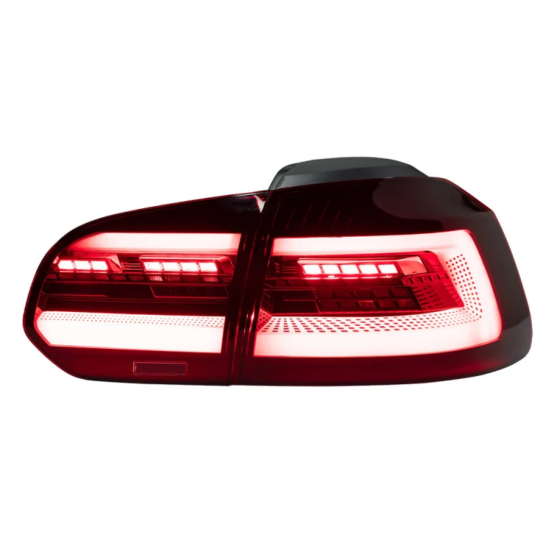

￼ Suitable for 09-12 Volkswagen 6 Tail Light Assembly Modified Golf 8 LED Running Lights Flowing Turn Signal