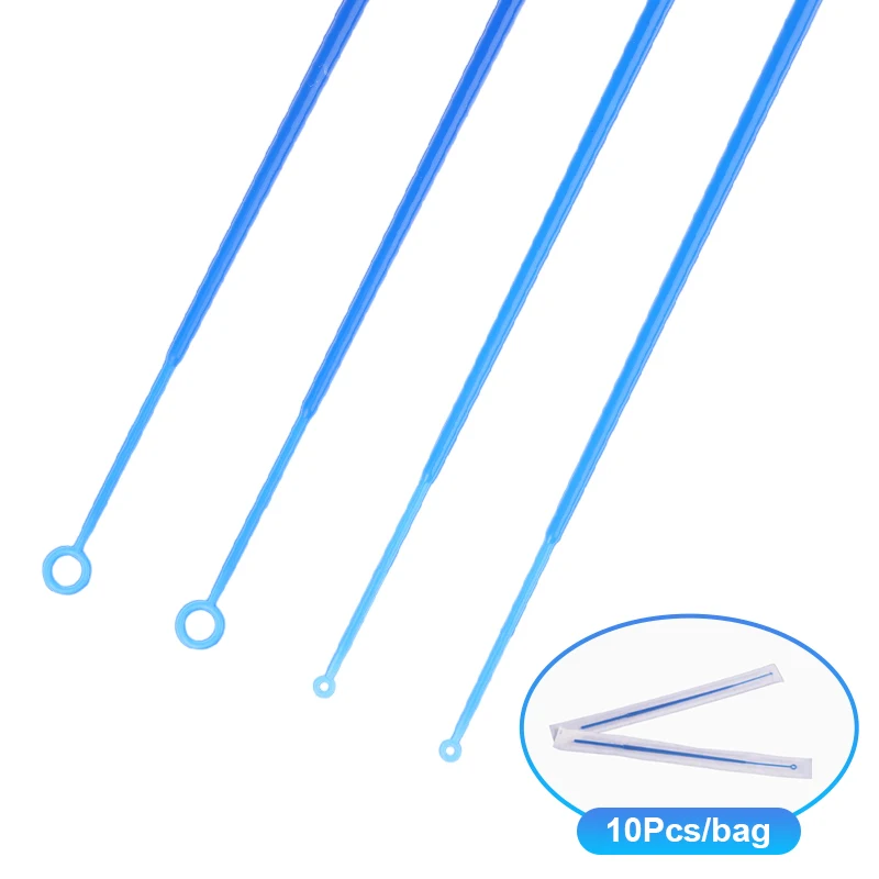 10 ชิ้น 1ul/10ul Sampling Rod Inoculation Rod ทิ้ง Inoculation แหวนอิสระปราศจากเชื้อบรรจุภัณฑ์