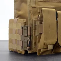 Outdoor Camping Military Fan Hunting Military Gear Apparel Tactical Vest Vest Tubes Universal Molle Quick Release Buckle