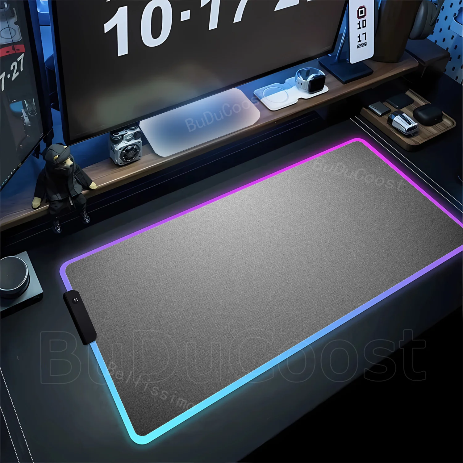 

RGB минималистичный художественный коврик для мыши с серой текстурой, коврик для мыши, водонепроницаемая установка, игровые аксессуары, тип управления, коврик для мыши, геймерский коврик, коврик для мыши