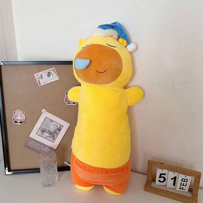 

Kawaii капибара храп Лулу плюшевая игрушка длинная подушка мягкая кукла обнимашка детский подарок для детей день рождения Рождественский декор