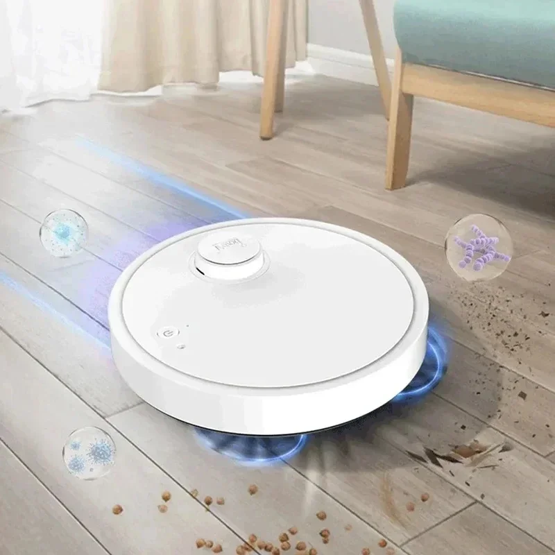 New 3-in-1Robot Vacuum Cleaner Wet And Dry Ultra-thin Cleaning Machine Automatic Smart Wireless Sweeping Mopping Home Applian