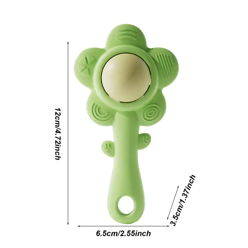 Jouet de dentition mentaires oriel en silicone pour bébés, hochet tournesol, tout-petit, garçon, fille, âgés de 6 à 18 mois