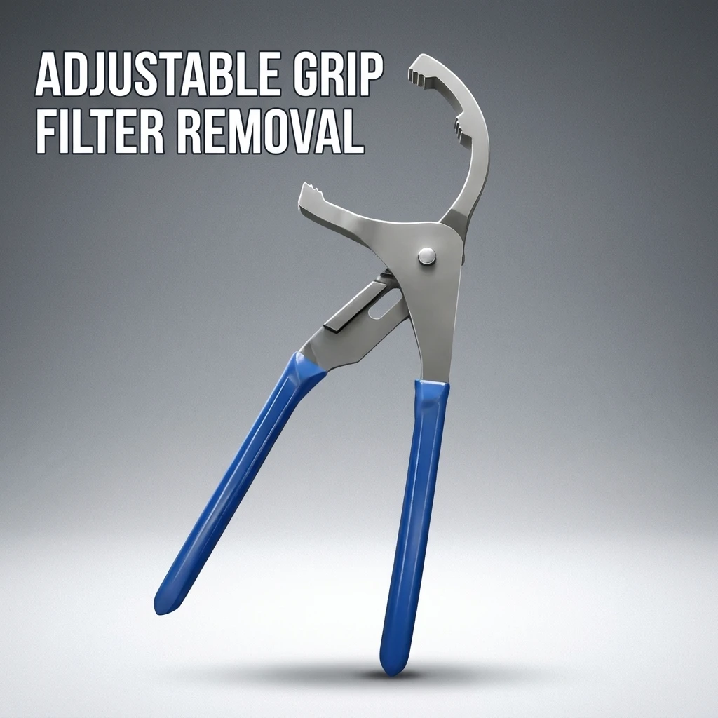 9/12 Inch Oil Filter Pliers Clamp Type Wrench Adjustable Hand Tools for Car Motorcycle Auto Maintenance Removal 45# Steel