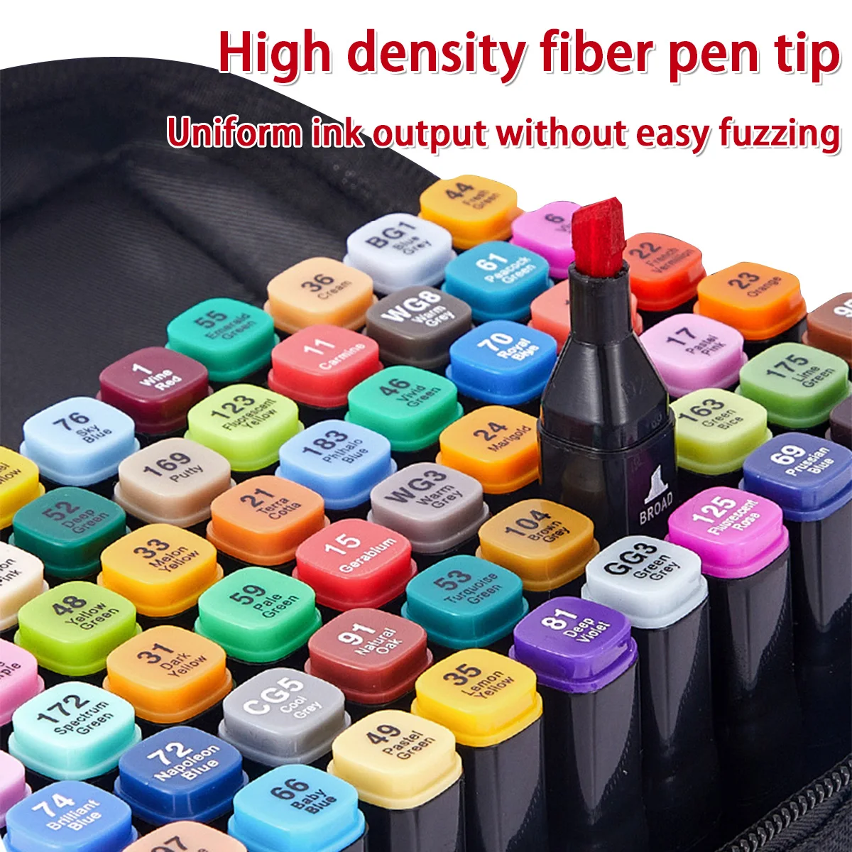100pcs markers, double headed art drawing tools, colored pens, Christmas and New Year gifts