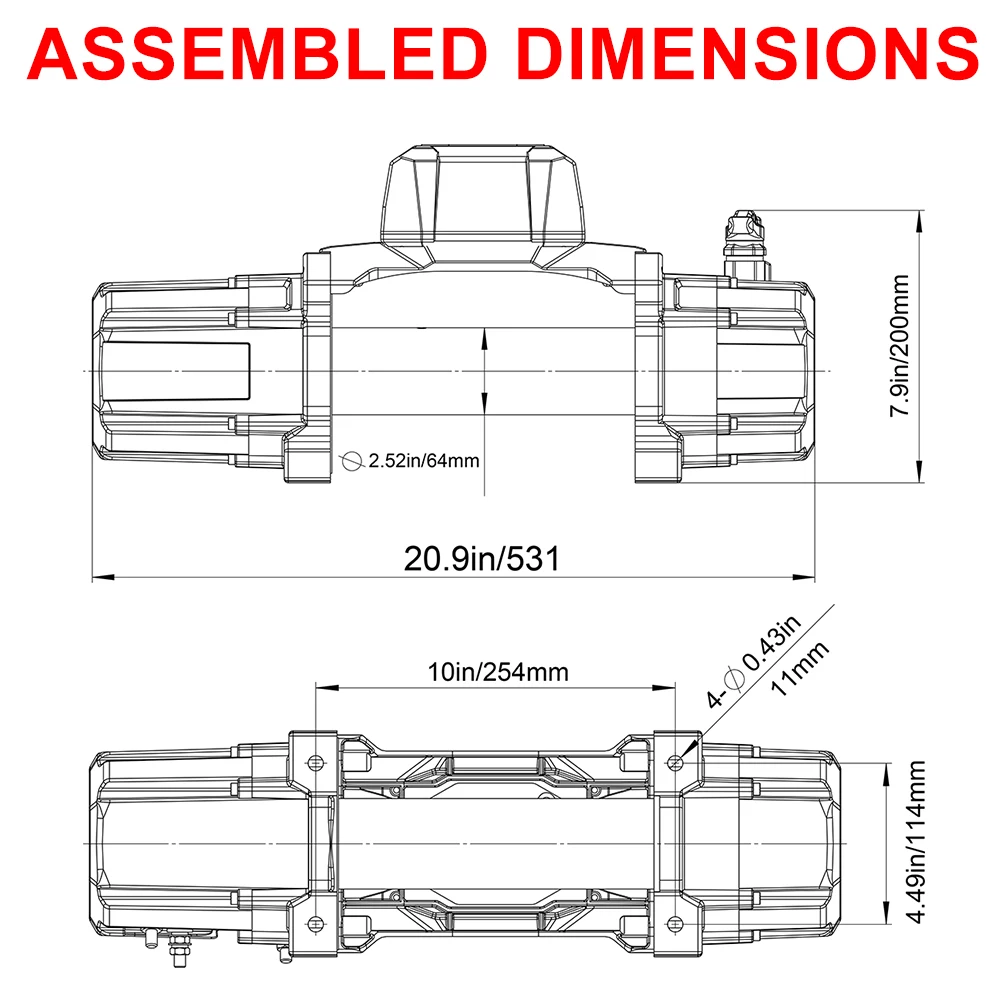 RUGCEL WINCH 13500 фунтов новая водонепроницаемая электрическая лебедка из синтетического троса 12 В с Hawse Fairlead, инфракрасный пульт дистанционного управления 2 в 1, проводной C