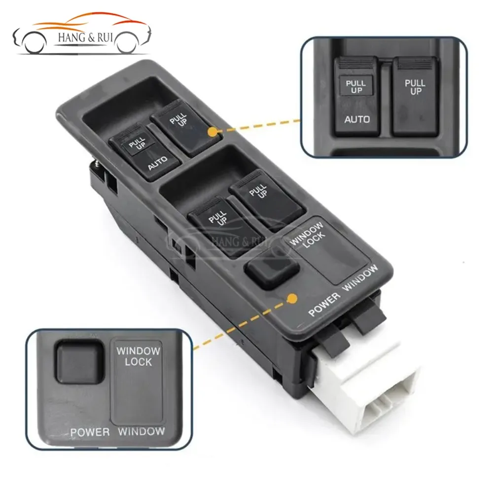 Power Window Control Switch For Mazda 626 1988-1991 GK606635A0 GK60-66-35A0 Window Glass Lift Functionality