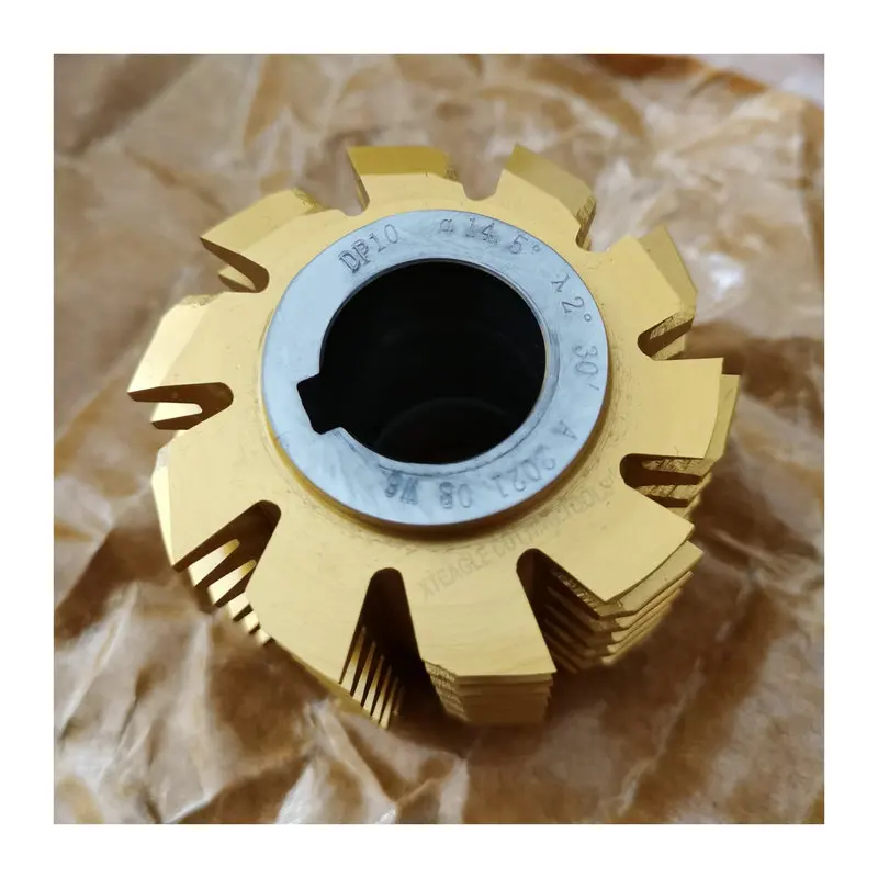 HSS DP10 DP11 DP12 DP14 DP16 DP18 DP20 DP22 22mm Hole Gear Hob Cutter PA14.5 degree, A Grade, Right Hand