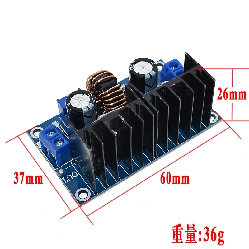 MH-ET LIVE LED Voltmeter PWM Adjustable 4-36V To 1.25-36V Step-Down Board Module XL4016 8A 200W DC-DC Power drop Module