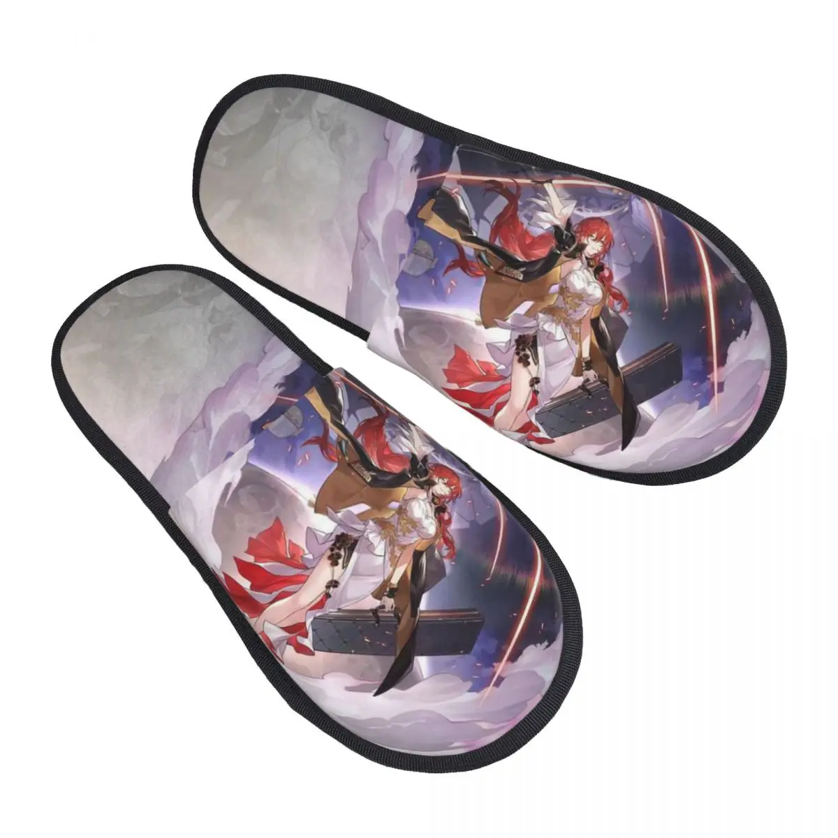 Broken Star Dome Railway Men Women Furry slippers fashion special Home slippers