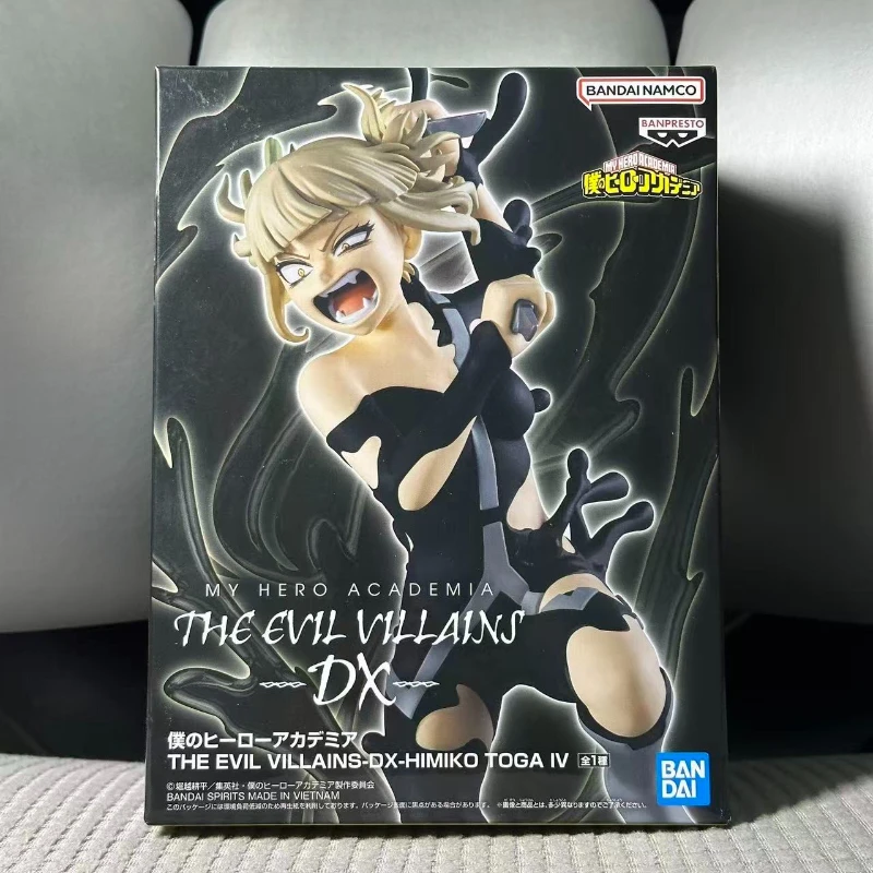BANPRESTO มีสินค้าในสต็อก โมเดลสะสมจากอนิเมะ My Hero Academia  ตัวละครร้าย  THE EVIL VILLAINS DX HIMIKO TOGA  ฟิกเกอร์ PVC ของเล่นแอคชั่นจากอนิเมะ WB