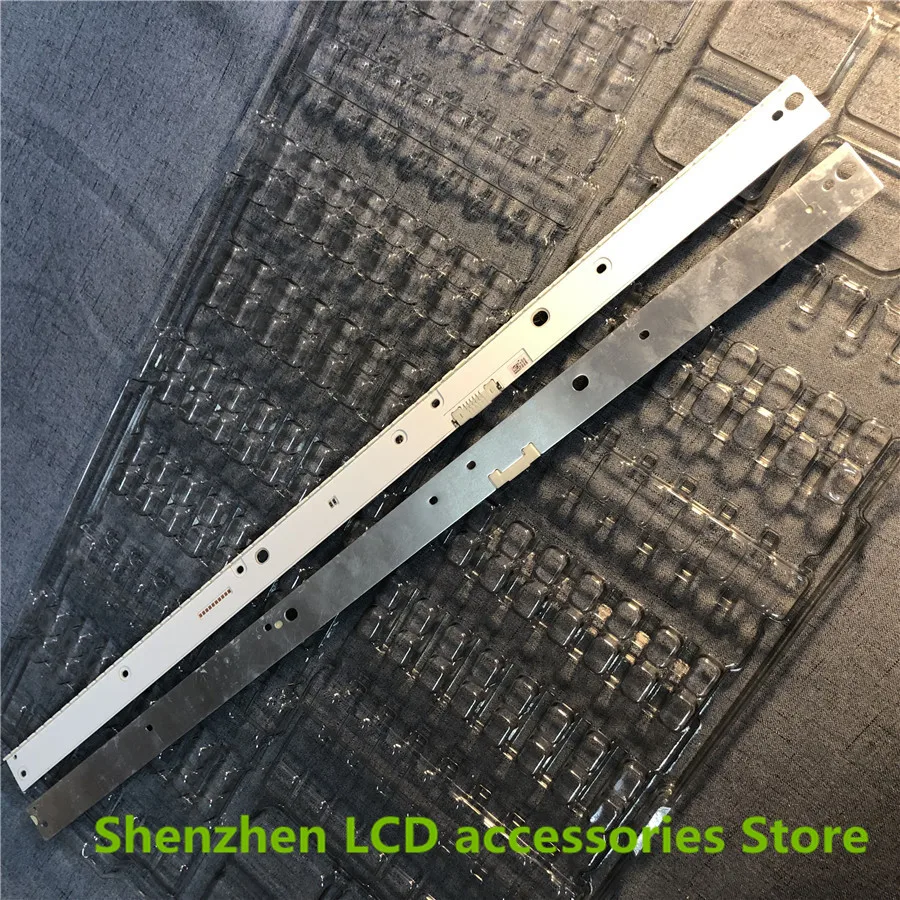 ใหม่ 5 ชุด = 10 ชิ้น LED Strip สำหรับ Samsung UN55MU7000FXZA UE55MU6400UXZT BN96-39595A 39596A V6ER_550SMA_LED66_R2 BN96-39601A 39602A