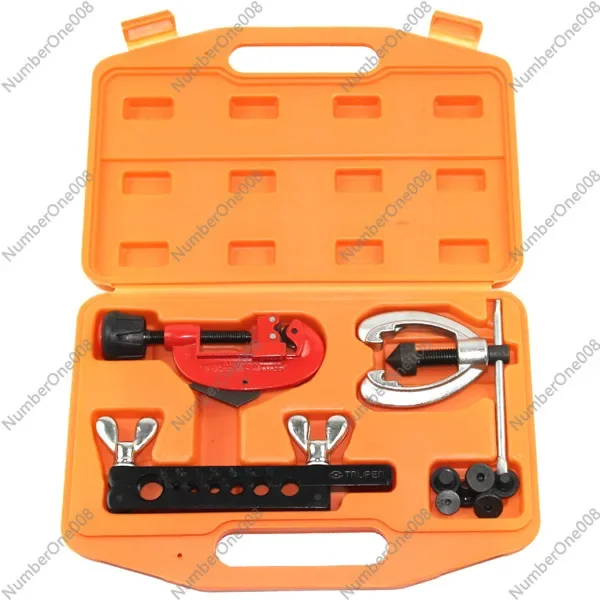 

Copper Tube Aluminum Tube Expander Reamer CT-2029B 7-hole Flanging with Cutter Electrophoresis Splint for US Wire