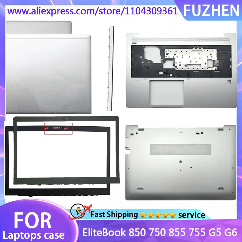 

New Cover For EliteBook 850 750 855 755 G5 G6 LCD Back Cover Front Bezel Palmrest Bottom Case Top Lid L14360-001 L17378-001