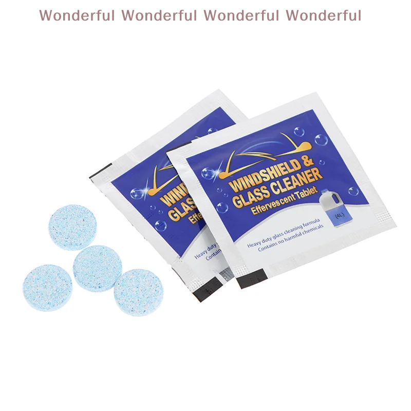 Impeccable Glass Cleaning by 20PCS Solid Wiper Window Cleaner for Car