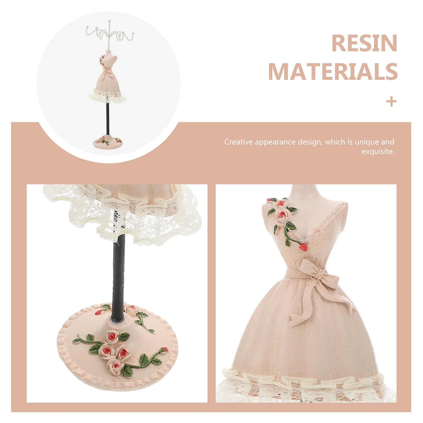 

Household Necklace Rack with Multiple Hooks Jewelry Organizer Stand Exquisite Room Bedroom Decor Display