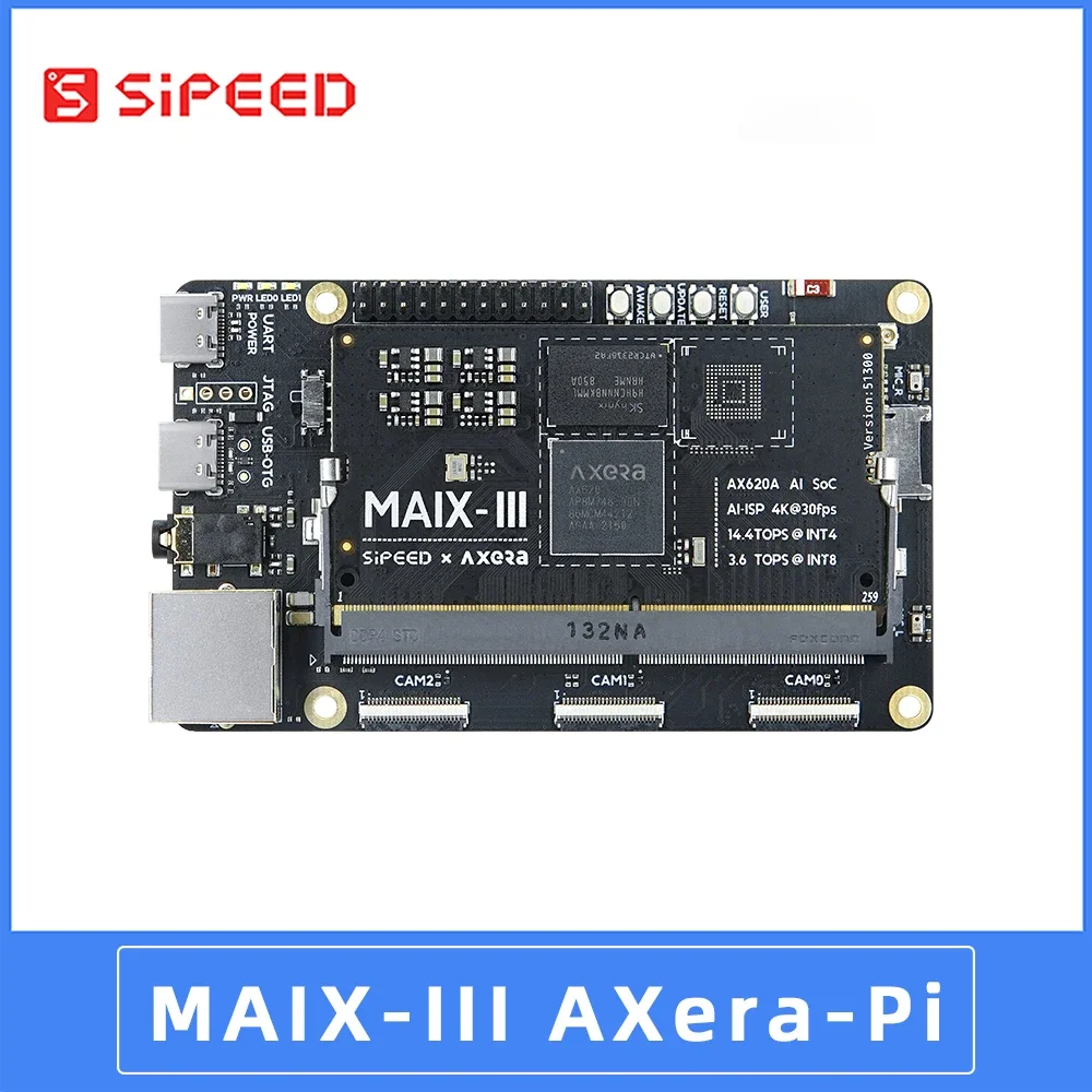 

Sipeed M3AXPI Artificial Intelligence Vision AI ISP Low Light Level Night Vision Love Core Linux Development Board