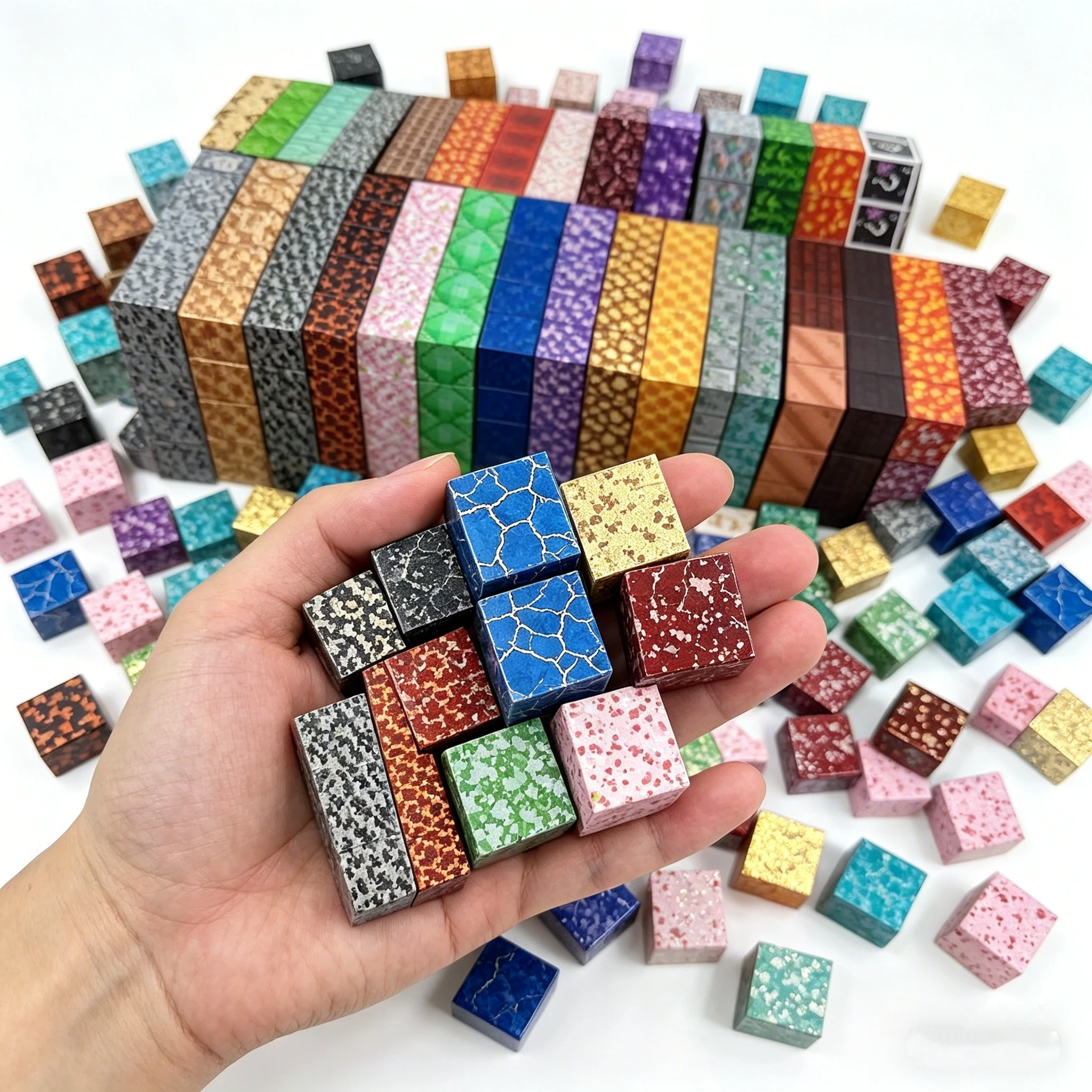 

Magnetic Building Blocks, Stackable Perfect Construction, Self-Adhesive, Great Toy for Enthusiasts