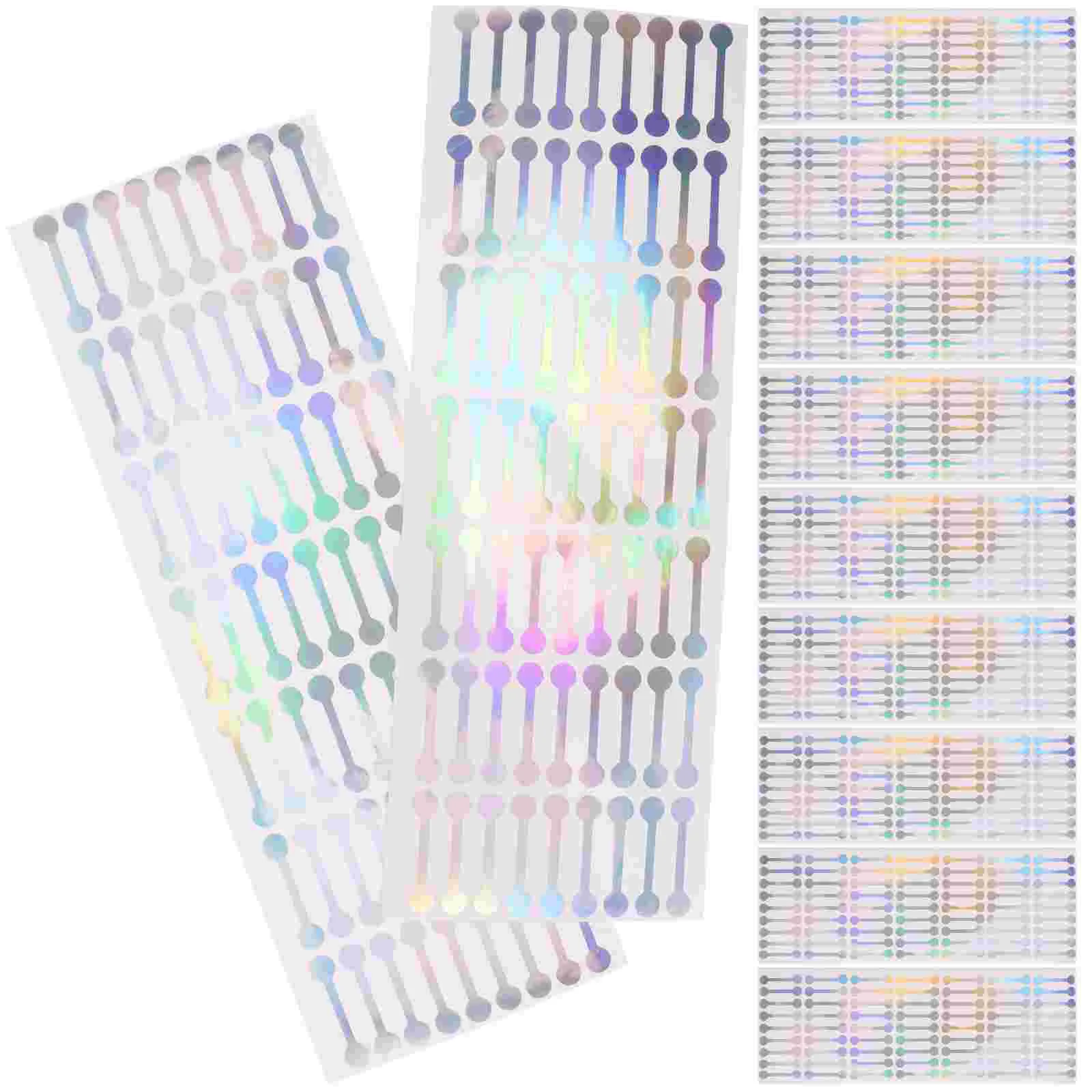 500 Pcs Sealing Stickers Strip Shape Labels for Packaging Pvc Adhesive Self