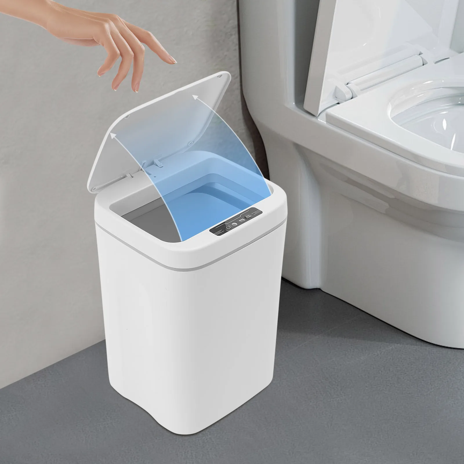 Abfallbehälter, Sensor-Mülleimer, 16 l intelligenter Sensor-Mülleimer