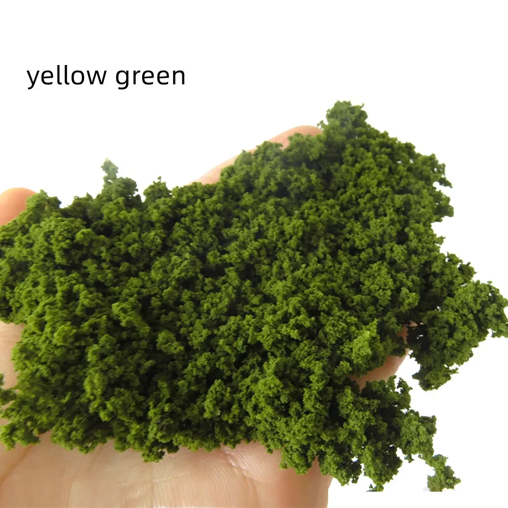 

30G Micro Shrubs Bushes Agglomeration Sponge Model Material Railway Train Tree Powder Military Platform Layout Miniature Scene