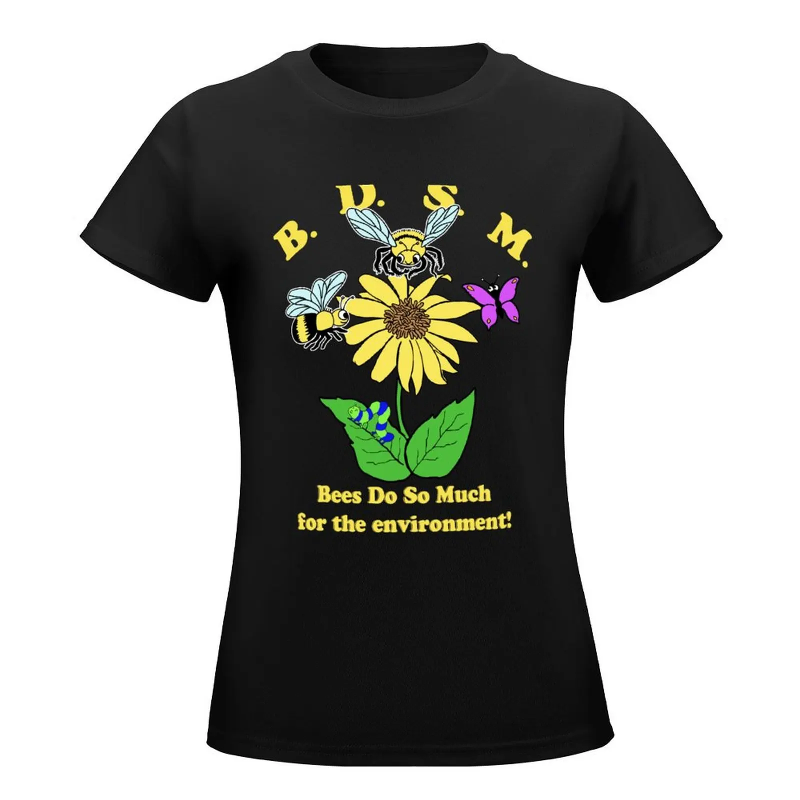 BDSM abeilles font beaucoup pour l'environnement T-Shirt vêtements d'été graphiques Blouse hauts mignons t-shirt robe pour les femmes grande taille