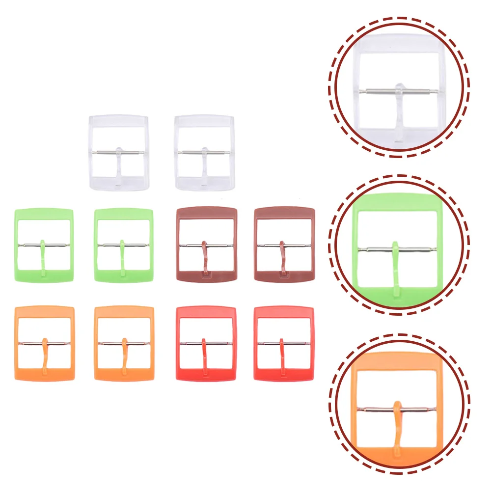 

10pcs Plastic Buckle Watch Band Supplies Replacement For Watch Band Repair Supplies Durable Strap Connector Tool