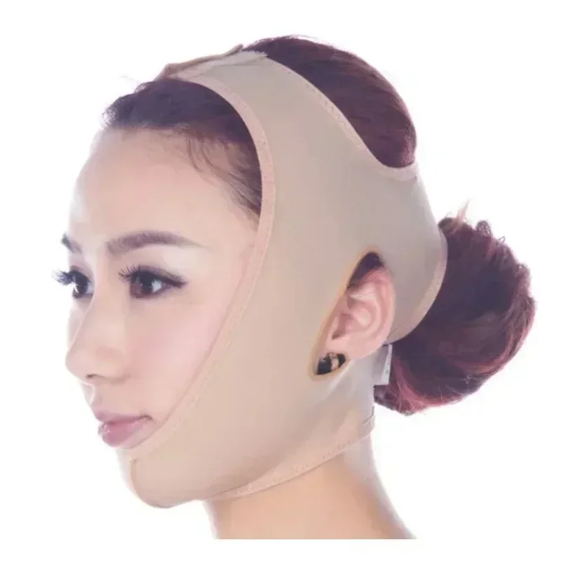 섬세한 페이셜 얇은 페이스 마스크 슬리밍 붕대, 스킨 케어 벨트 모양 및 리프트 감소, 이중 턱 페이스 마스크, 페이스 싱닝 밴드