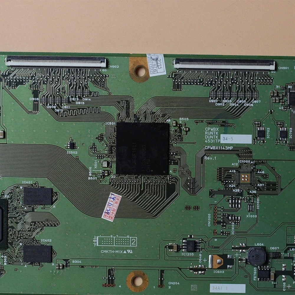 CPWBX 4531TP CPWBX1143MP RUNTK DUNTK Devant T-con Board Logic Board Professionelle Test Board Original Ausrüstung für TV T Con Karte