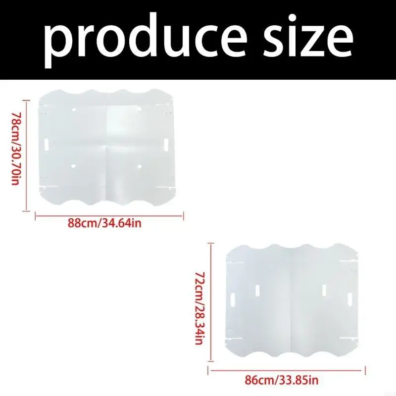 صينية كرسي مرتفع للأطفال قابلة للطي، مقعد طعام محمول، صينية مقاومة للرذاذ قابلة للإزالة A2UB