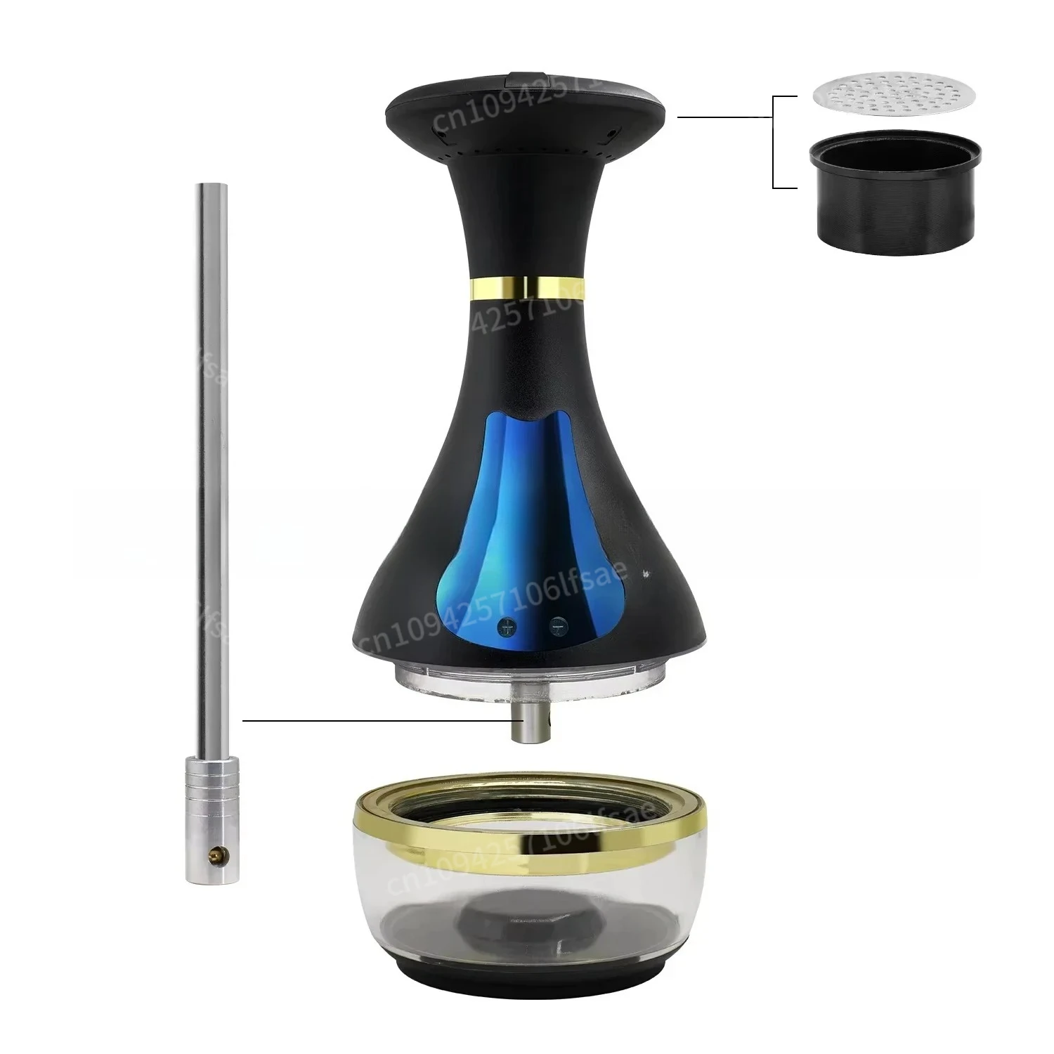 

Electric Water Pipe with Adjustable Temperature Complete Set of Accessories