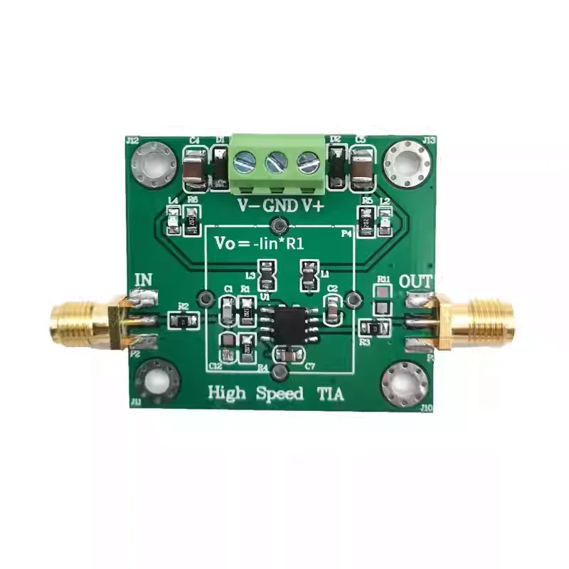 Amplificateur TIA AD825, module de conversion/APD/PIN, détection photoélectrique à grande vitesse, photocourant à tension