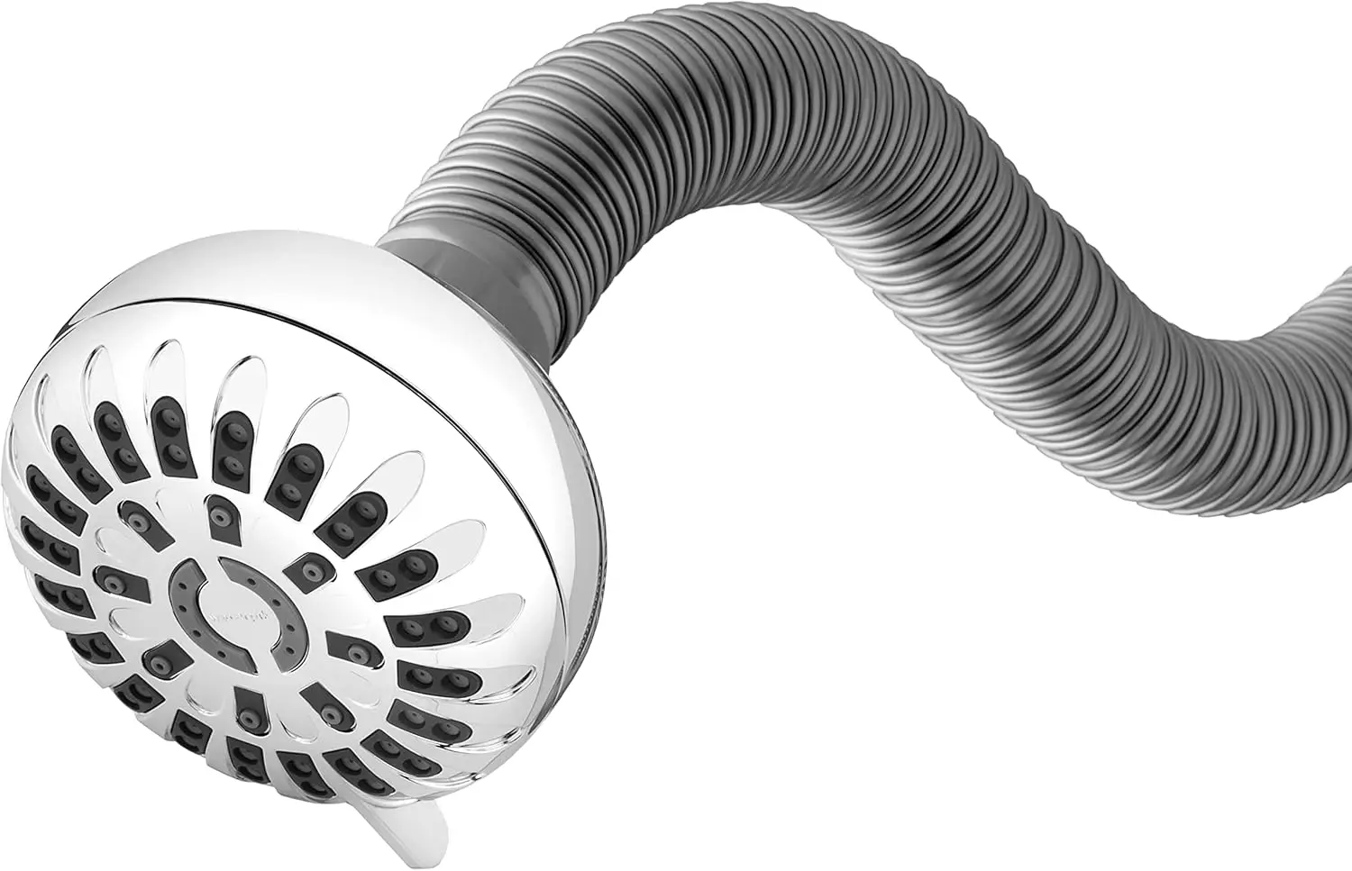 Adjustable Flexible Shower Head with 7 Spray Modes - Chrome Finish for All Heights, DIY Installation