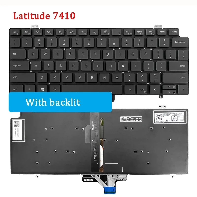 New Original laptop keyboard for Dell Latitude 5420 5421 7420 7410 7520 7521 p137g