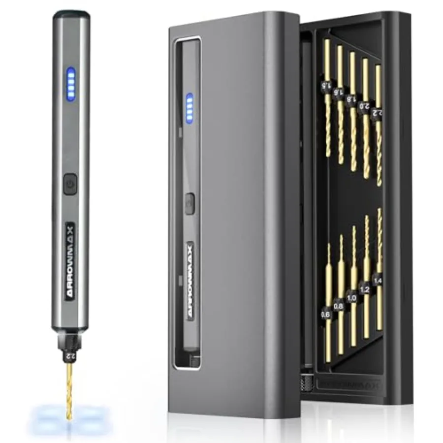 

Мини-электрическая дрель 13 в 1 с алюминиевым корпусом, перезаряжаемая игольчатая тиска 800 об/мин, набор ручных сверл с 10 насадками из быстрорежущей стали для Precis