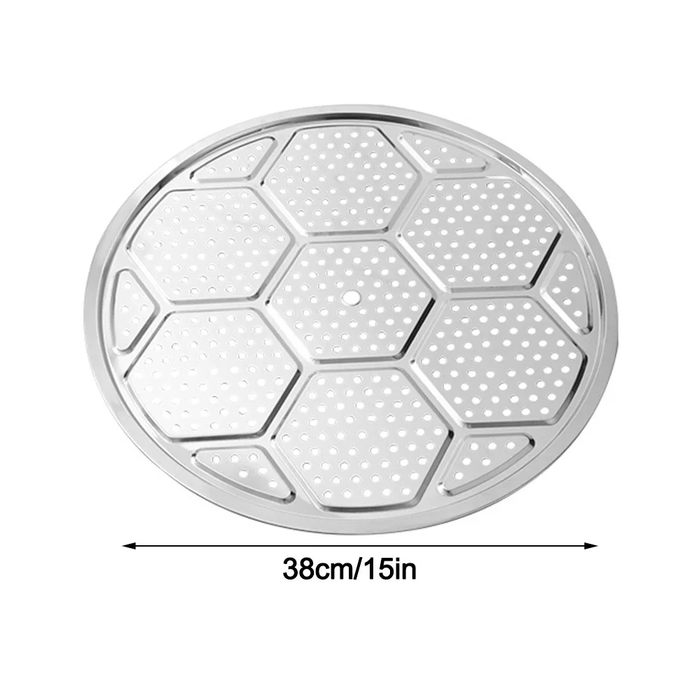 Durable Stainless Steel Steamer Rack Round 22-40cm Kitchen Gadgets Steamer Steamer Compartment For Baking Cooking Steaming
