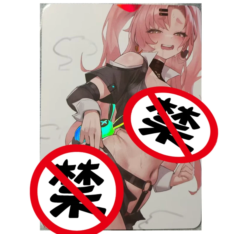 1pcs/set DIY Anime Goddess Cards Series ACG Sexy Nude Card Toy Gift Game Homemade Anime Comic Collection Cards