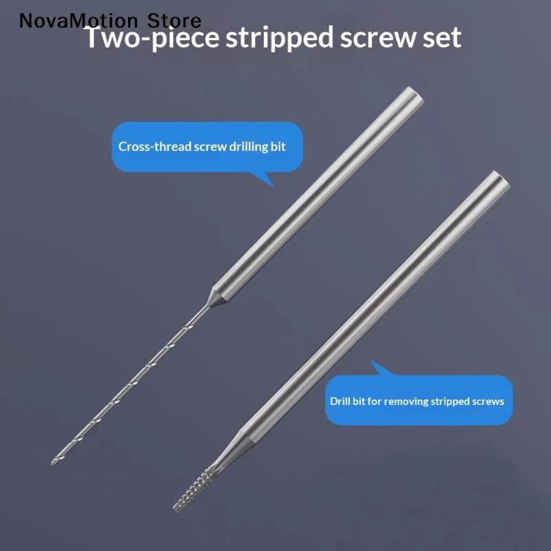 [NM]1/2Pcs Phone Repair Tool Metal Piercing And Sliding Drill Bit Quickly Remove The Slipped Screws Without Damaging The Frame