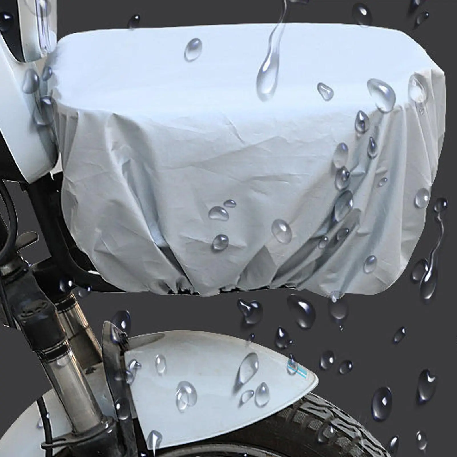 Waterproof Dustproof Rear Basket Shield, Retractable Protective Liner, All Weather Guard Cover, Practical Cycling Basket Fitting