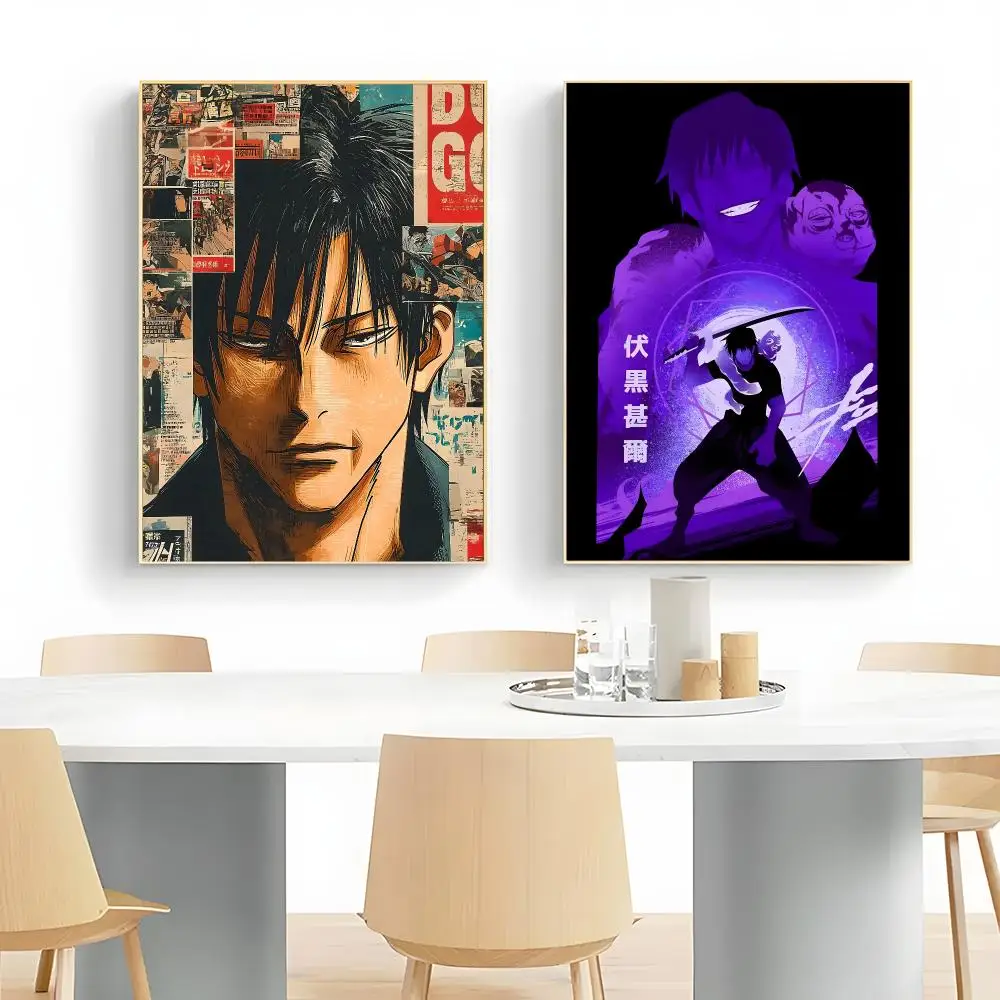 Intense Anime J-Jujutsu Kaisen Fushiguro Toji Poster Wall Art Print Decorative Mural Home Decor Gift Unframed
